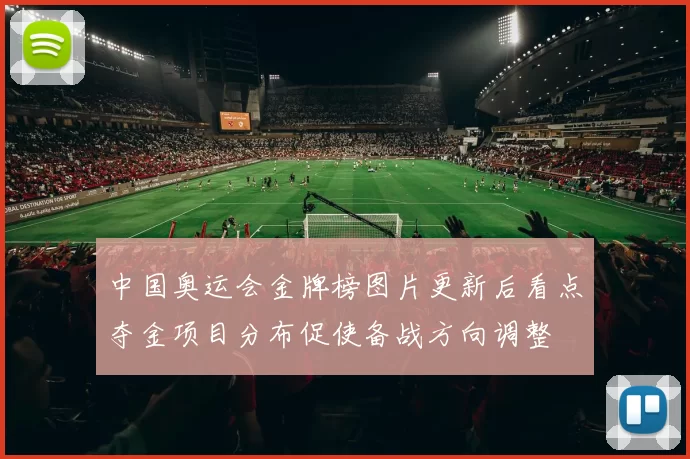 中国奥运会金牌榜图片更新后看点夺金项目分布促使备战方向调整